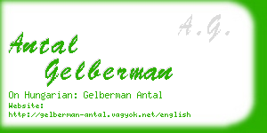 antal gelberman business card